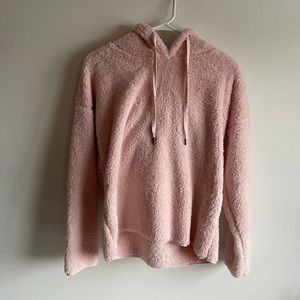 Fluffy pink sweatshirt from a local boutique. Size xs but oversized